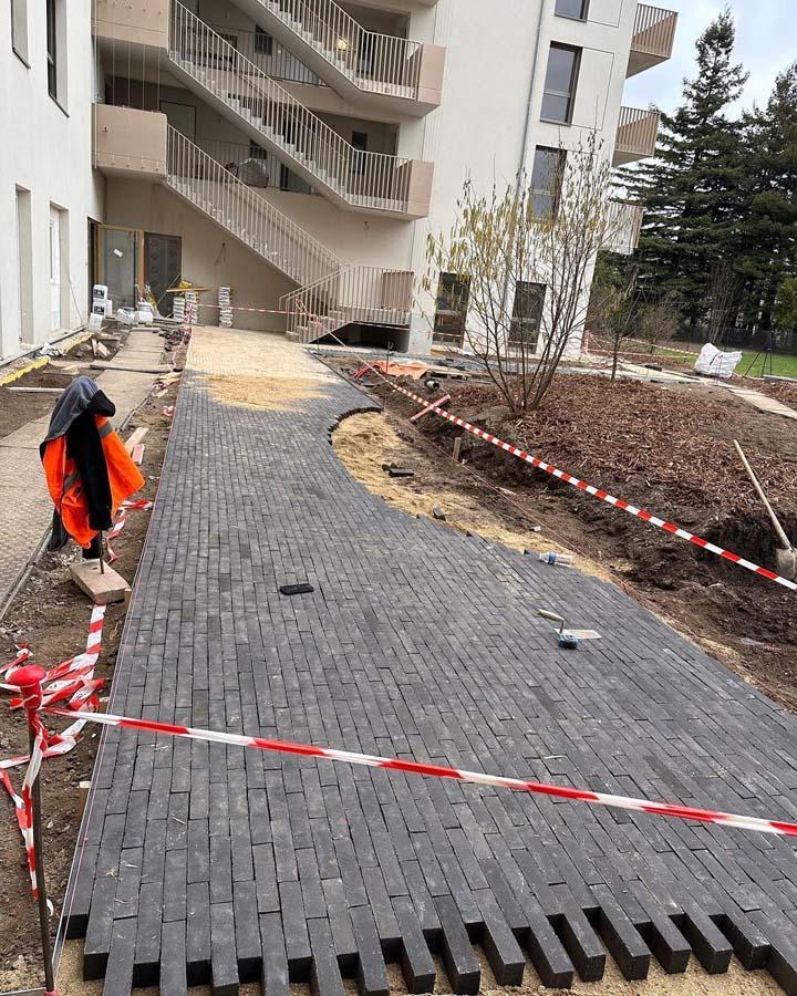 travaux de création de chemin d'accès Île-de-France 